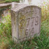 1208F 018 Donau Kilometerstein